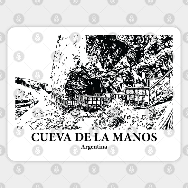 Cueva de las Manos - Argentina Sticker by Lakeric